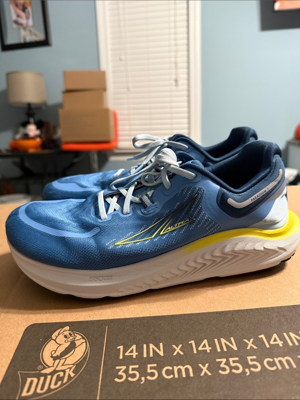 Altra Blue with Yellow Accent Men's/Women's Athletic Running Shoes